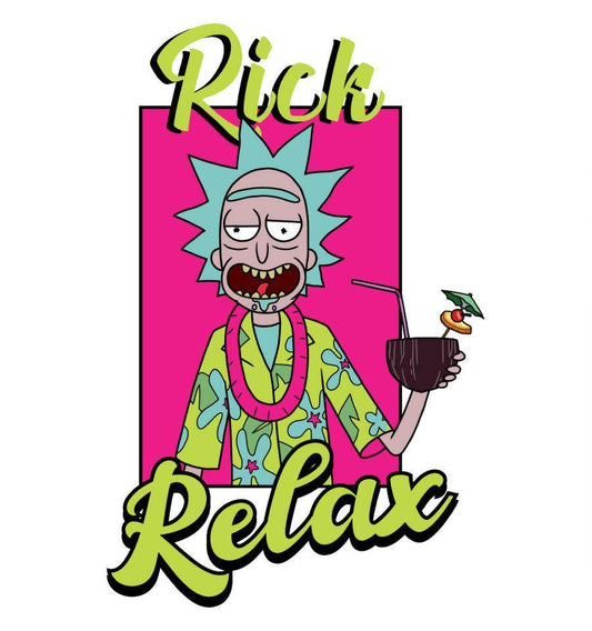RICK AND MORTY T-SHIRT - RICK RELAX - SuperMerch.dk
