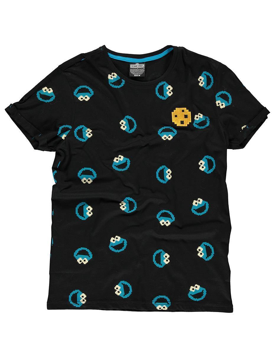 SESAME STREET- COOKIE MONSTER UNISEX T-SHIRT - SuperMerch.dk