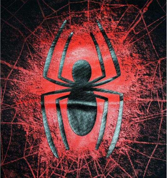 SPIDER-MAN MARVEL T-SHIRT - DESTROYED SPIDER WEB T-SHIRT - SuperMerch.dk