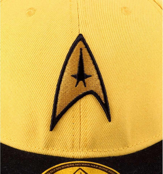 STAR TREK CAP - YELLOW LOGO - SuperMerch.dk