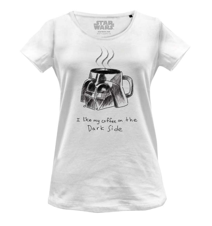 STAR WARS DARTH VADER COFFEE KVNDE T-SHIRT - SuperMerch.dk
