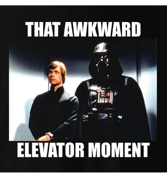 STAR WARS T-SHIRT - ELEVATOR MOMENT - SuperMerch.dk