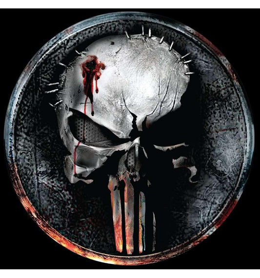 THE PUNISHER MARVEL T-SHIRT - BLOOD PUNISHER LOGO - SuperMerch.dk