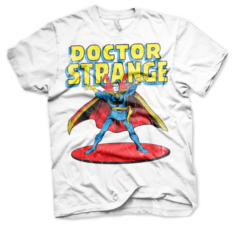 Marvel merchandise t-shirt hvid Doctor Strange 