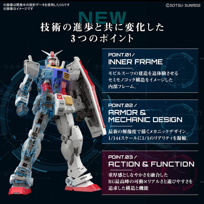 RG GUNDAM RX-78-2 VER 2.0 (1/144)