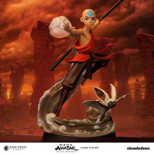 Avatar The Last Airbender PVC Statue Aang &amp; Momo 30 cm