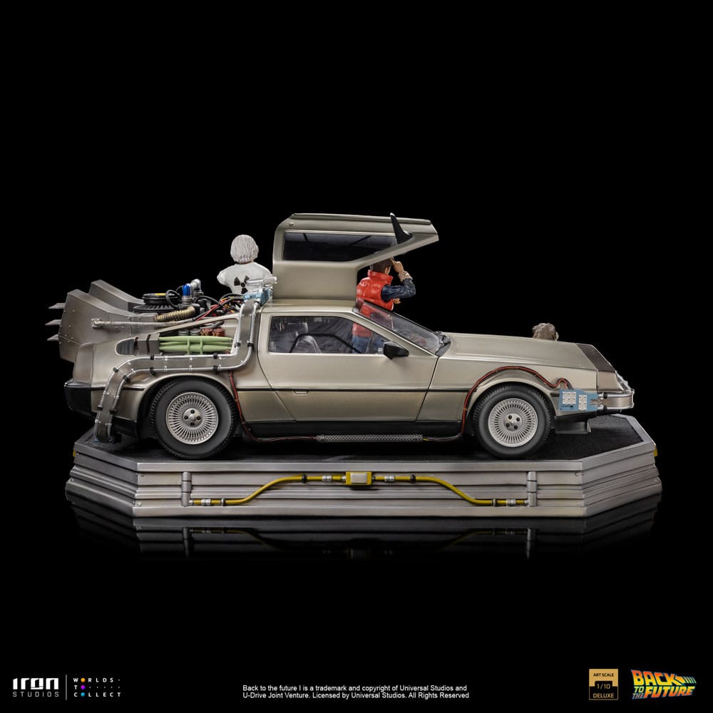 Zurück in die Zukunft Art Scale Statue 1/10 DeLorean Komplettset 23 cm