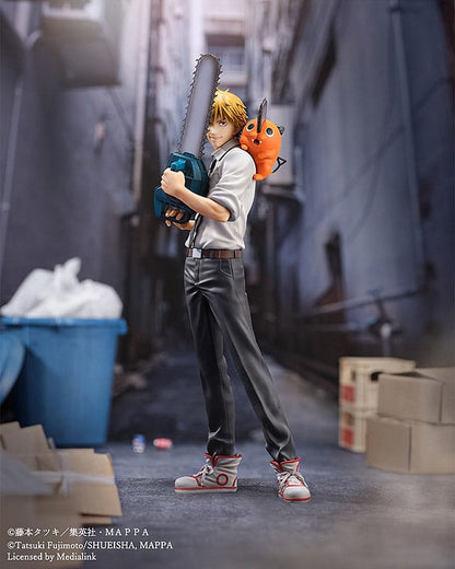 Chainsaw Man S-Fire PVC Statue 1/7 Denji &amp; Pochita 24 cm
