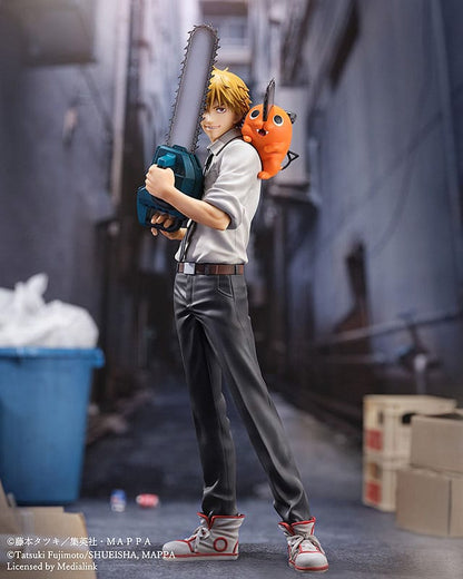 Chainsaw Man S-Fire PVC Statue 1/7 Denji &amp; Pochita 24 cm