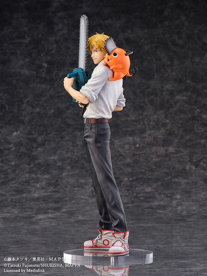 Chainsaw Man S-Fire PVC Statue 1/7 Denji &amp; Pochita 24 cm