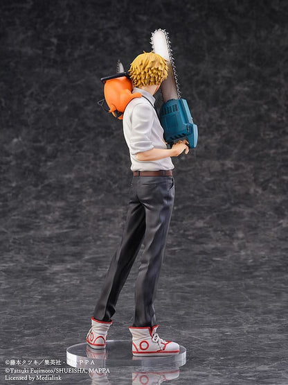 Chainsaw Man S-Fire PVC Statue 1/7 Denji &amp; Pochita 24 cm