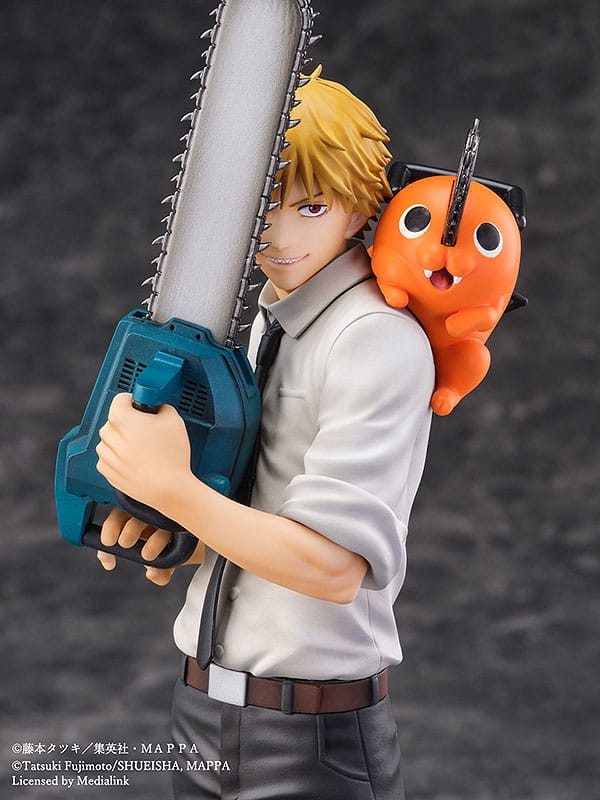 Chainsaw Man S-Fire PVC Statue 1/7 Denji & Pochita 24 cm