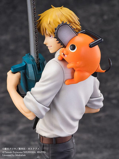 Chainsaw Man S-Fire PVC Statue 1/7 Denji &amp; Pochita 24 cm