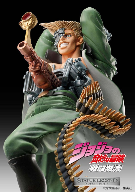 JoJo's Bizarre Adventure Part 2 : Battle Tendency PVC Statue Legend Rudol von Stroheim 18 cm