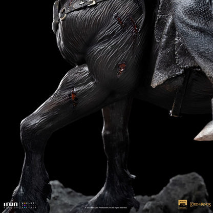 Herr der Ringe Deluxe Art Scale Statue 1/10 Nazgul auf Pferd 42 cm
