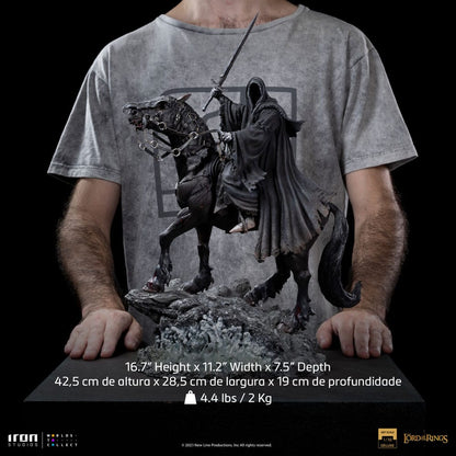 Herr der Ringe Deluxe Art Scale Statue 1/10 Nazgul auf Pferd 42 cm