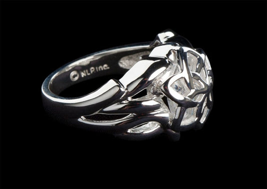Lord of the Rings Nenya - The Ring of Galadriel (Sterling Silver)