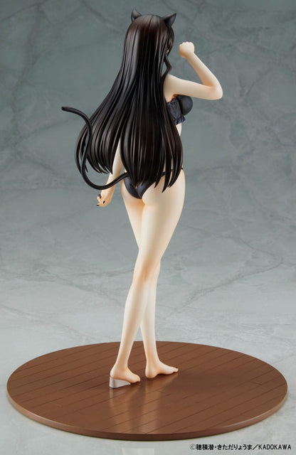 Mishiranu Joshikousei ni Kankinsareta Mangaka no Hanashi PVC Statue 1/6 Konata Competitive Swimsuit &amp; Cat Lingerie Costume Set 26cm