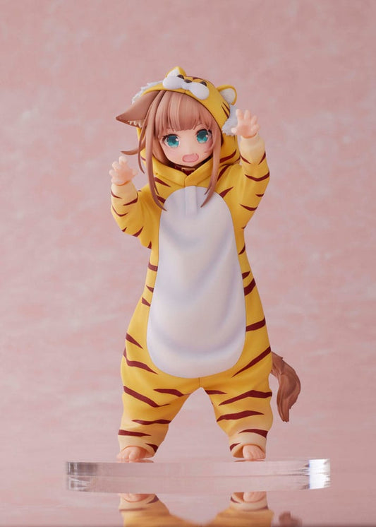 My Cat Is a Kawaii Girl Statue Palette Dress-Up Collection: Tora Kinako 15 cm