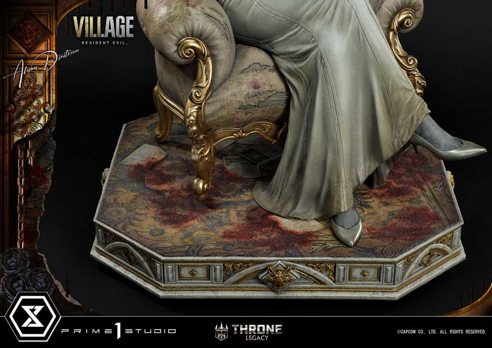 Resident Evil Village Throne Legacy Collection Statue 1/4 Alcina Dimitrescu Deluxe Version 66 cm