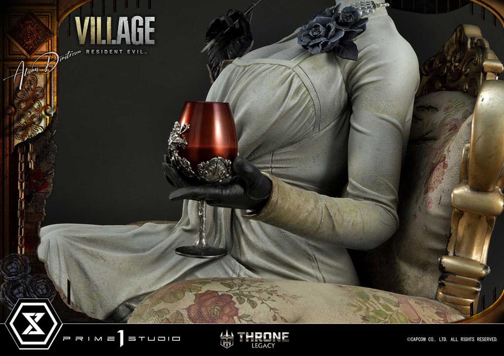 Resident Evil Village Throne Legacy Collection Statue 1/4 Alcina Dimitrescu Deluxe Version 66 cm