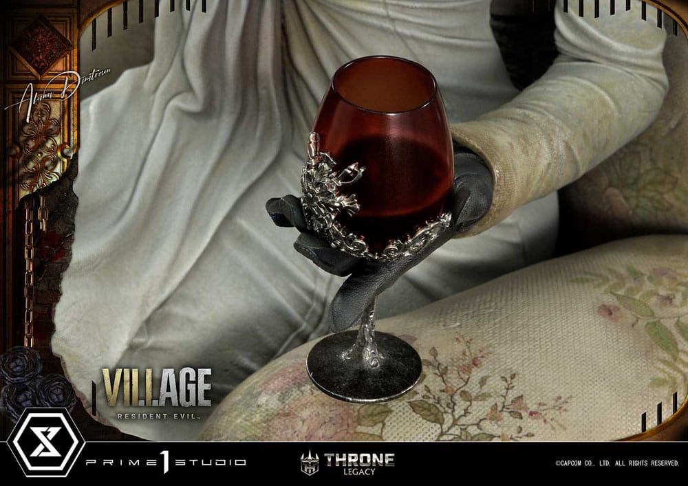 Resident Evil Village Throne Legacy Collection Statue 1/4 Alcina Dimitrescu Deluxe Version 66 cm