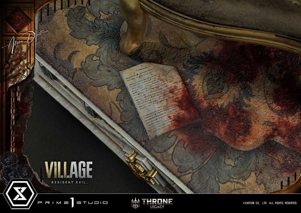Resident Evil Village Throne Legacy Collection Statue 1/4 Alcina Dimitrescu Deluxe Version 66 cm