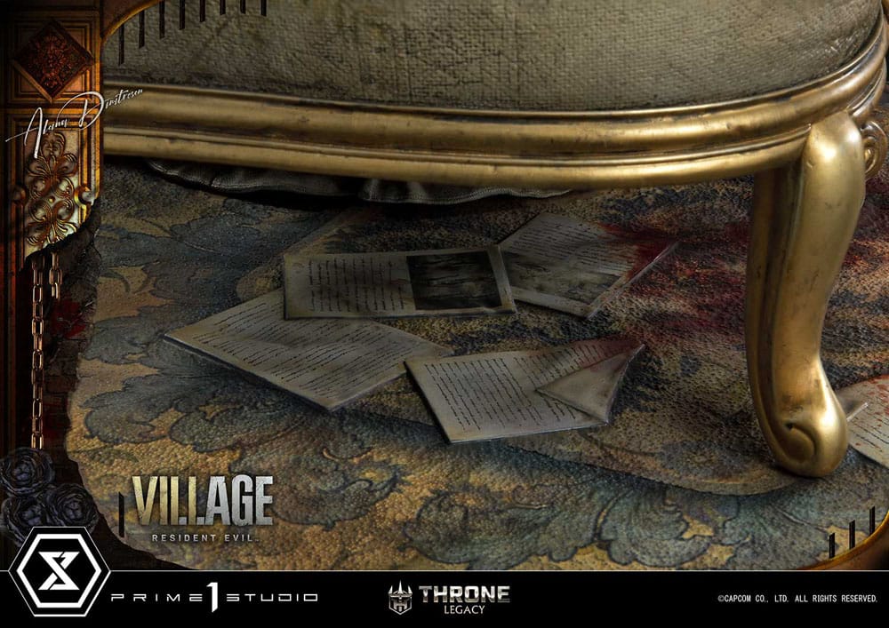 Resident Evil Village Throne Legacy Collection Statue 1/4 Alcina Dimitrescu Deluxe Version 66 cm