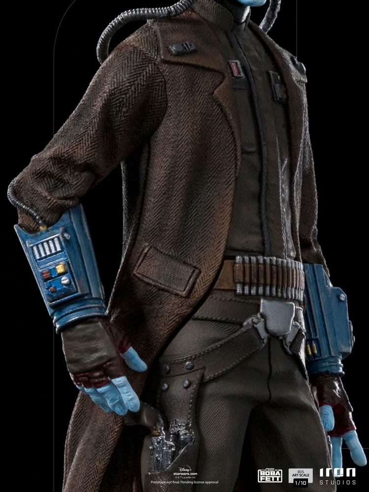 Star Wars Book of Boba Fett BDS Art Scale Statue 1/10 Cad Bane 22 cm