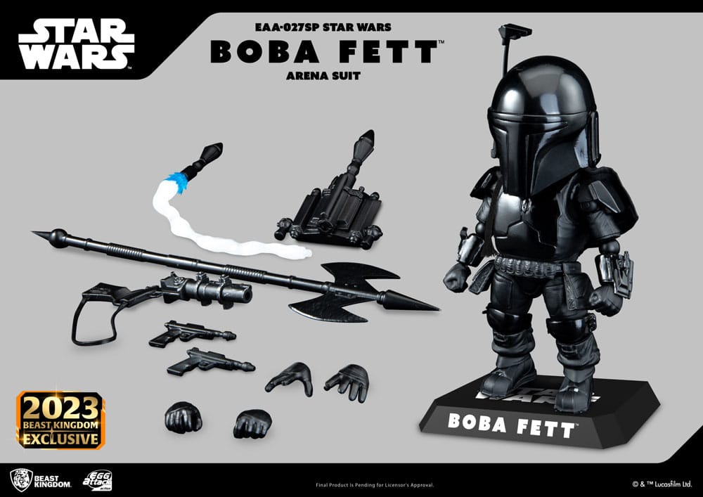 Star Wars Egg Attack Statue Boba Fett Arena-Anzug 17 cm