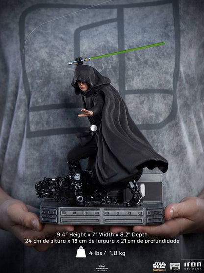 Star Wars The Mandalorian BDS Art Scale Statue 1/10 Luke Skywalker Combat Version 24 cm