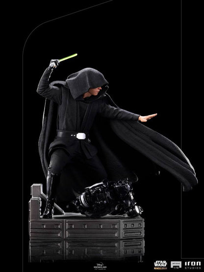 Star Wars The Mandalorian BDS Art Scale Statue 1/10 Luke Skywalker Combat Version 24 cm