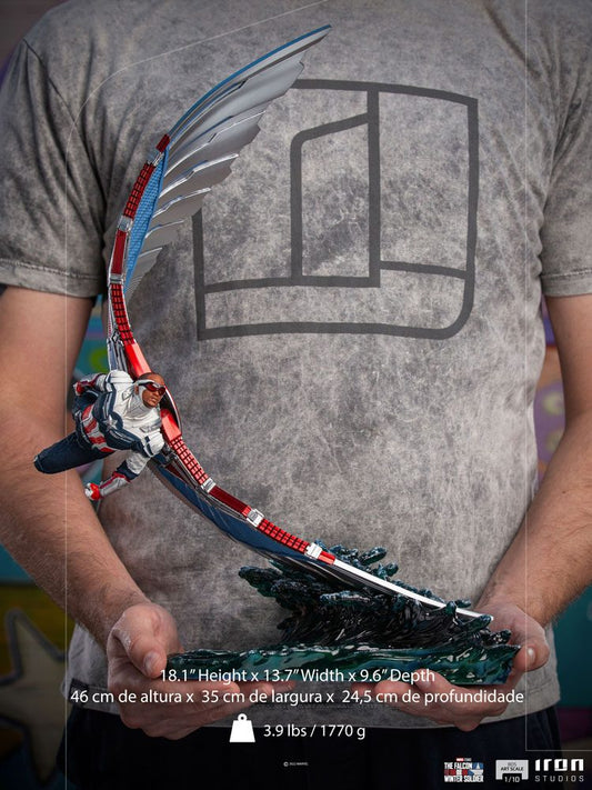 The Falcon and The Winter Soldier BDS Art Scale Statue 1/10 Captain America Sam Wilson Deluxe 46 cm