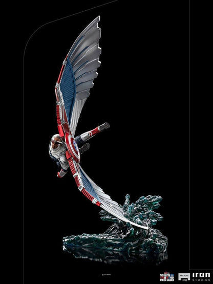 The Falcon and The Winter Soldier BDS Art Scale Statue 1/10 Captain America Sam Wilson Deluxe 46 cm