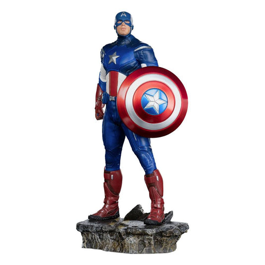 The Infinity Saga BDS Art Scale Statue 1 10 Captain America Battle of NY 23 cm (AUF ANFRAGE)