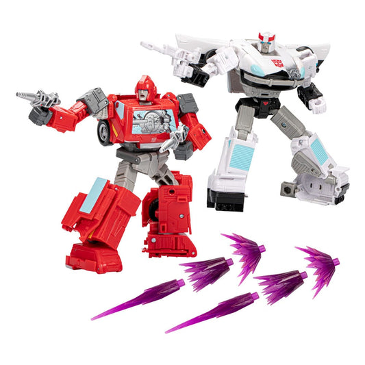 The Transformers: The Movie Buzzworthy Bumblebee Studio Series Action Figure 2-Pack 86-24BB Ironhide (Voyager Class) &amp; 86-20BB Prowl (Deluxe Class)