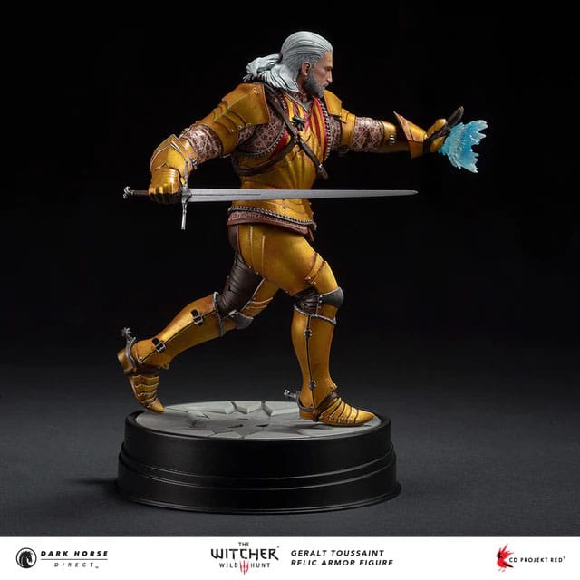The Witcher 3 PVC Statue Geralt Toussaint Reliktrüstung 20 cm
