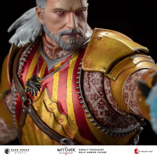 The Witcher 3 PVC Statue Geralt Toussaint Reliktrüstung 20 cm