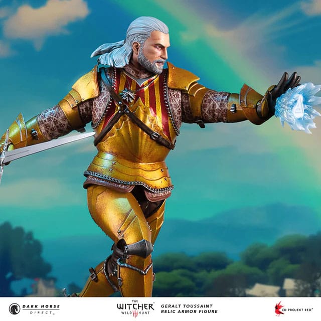 The Witcher 3 PVC Statue Geralt Toussaint Reliktrüstung 20 cm