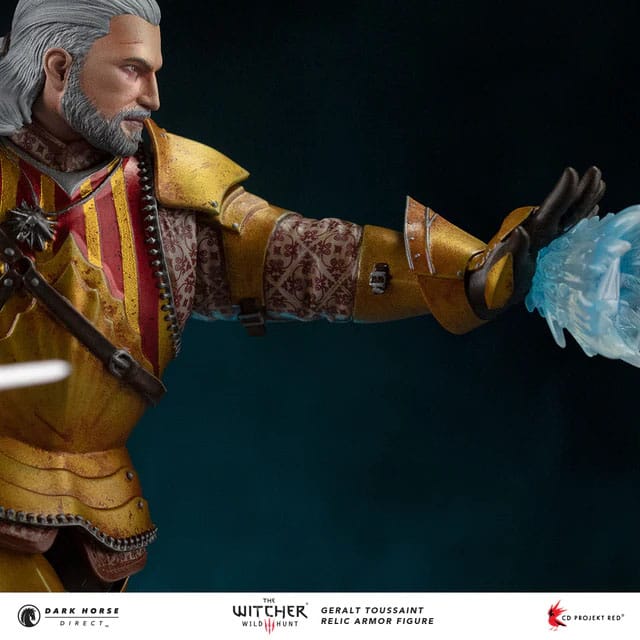 The Witcher 3 PVC Statue Geralt Toussaint Reliktrüstung 20 cm