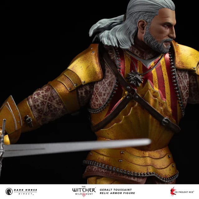 The Witcher 3 PVC Statue Geralt Toussaint Reliktrüstung 20 cm
