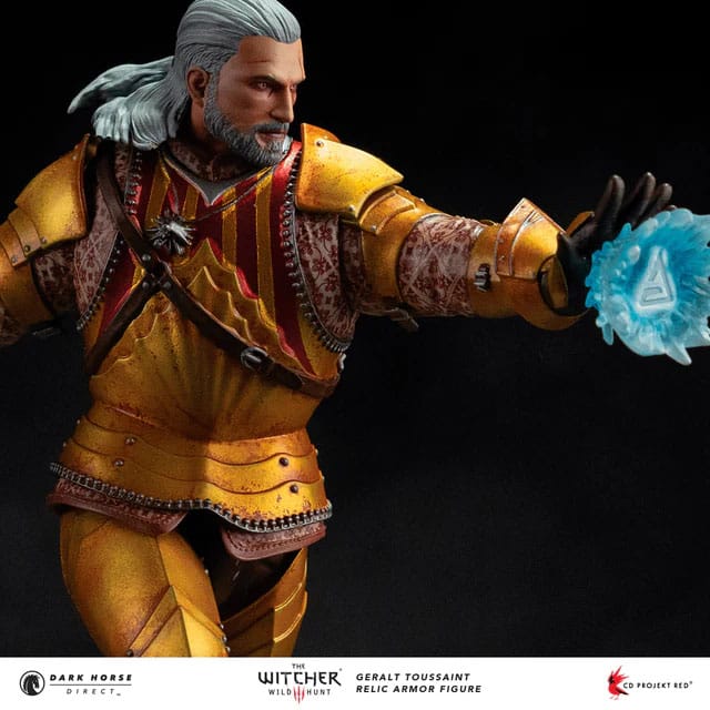 The Witcher 3 PVC Statue Geralt Toussaint Reliktrüstung 20 cm