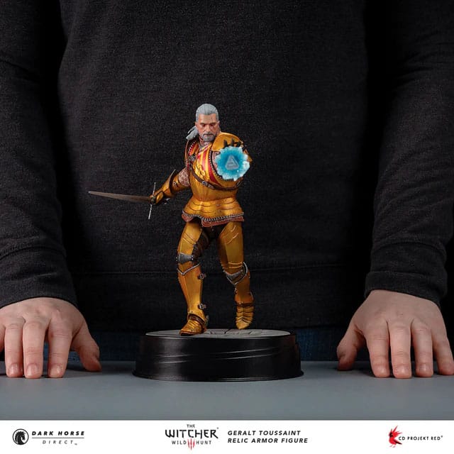 The Witcher 3 PVC Statue Geralt Toussaint Reliktrüstung 20 cm