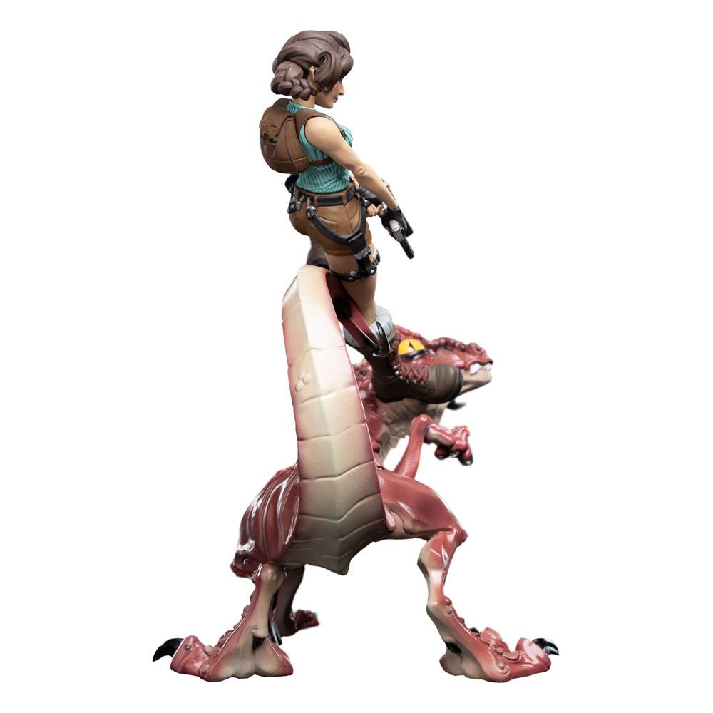 Tomb Raider Mini Epics Vinylfigur Lara Croft &amp; Raptor 24 cm