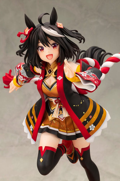 Uma Musume Pretty Derby PVC Statue 1/7 Outrunning the Encroaching Heat Kitasan Schwarz 30 cm