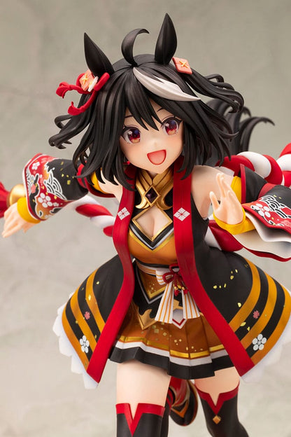 Uma Musume Pretty Derby PVC Statue 1/7 Outrunning the Encroaching Heat Kitasan Schwarz 30 cm