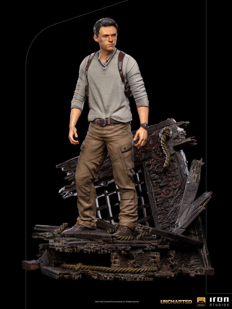 Uncharted Movie Deluxe Art Scale Statue 1/10 Nathan Drake 22 cm