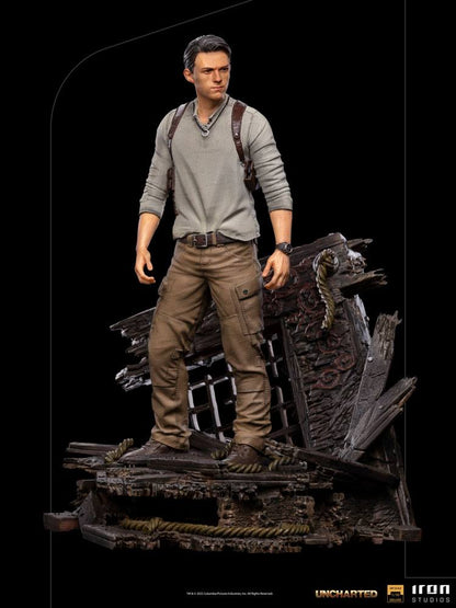 Uncharted Movie Deluxe Art Scale Statue 1/10 Nathan Drake 22 cm
