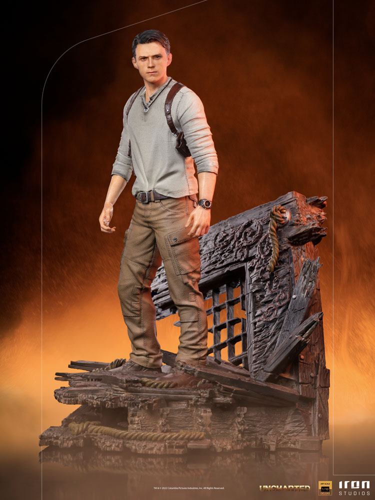 Uncharted Movie Deluxe Art Scale Statue 1/10 Nathan Drake 22 cm