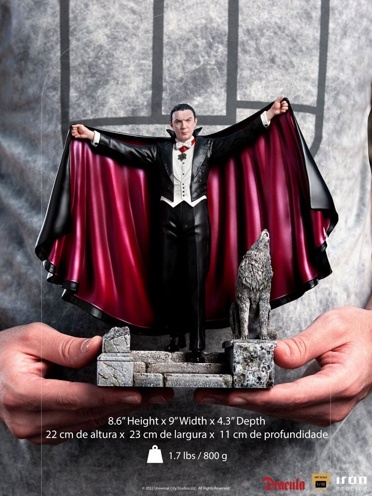 Universal Monsters Deluxe Art Scale Statue 1/10 Dracula 22 cm